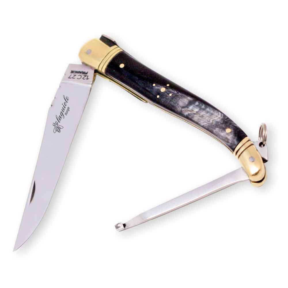Laguiole FOIL CUTTER Corkscrew 巨人2007優勝 Forge de Laguiole Pinot Noir Corkscrew with Damascus Foil